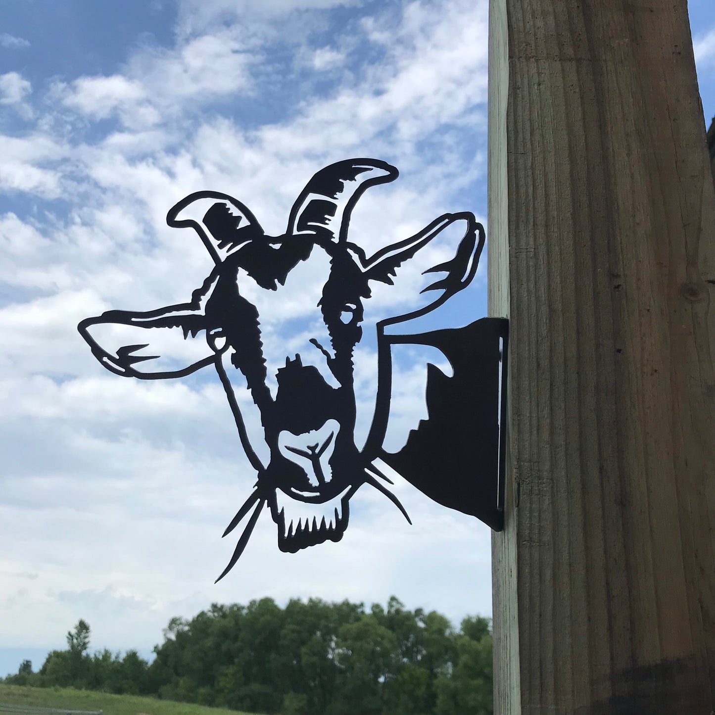 Garden Fence Metal Decoration, Funny Animals