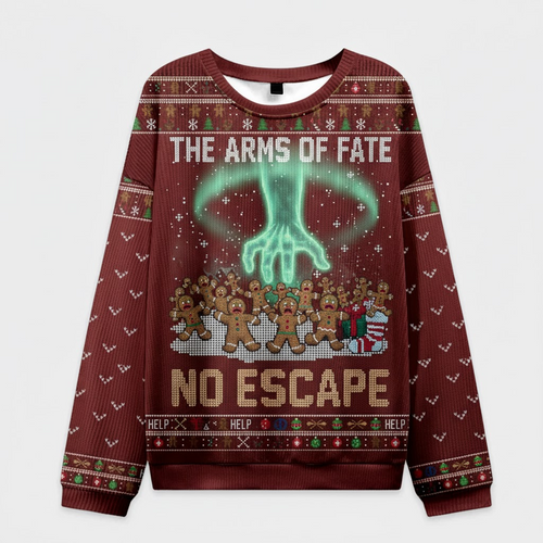π½ No Escape Gingerbread Alien Abduction Sweater β Funny Ugly Christmas Jumper
