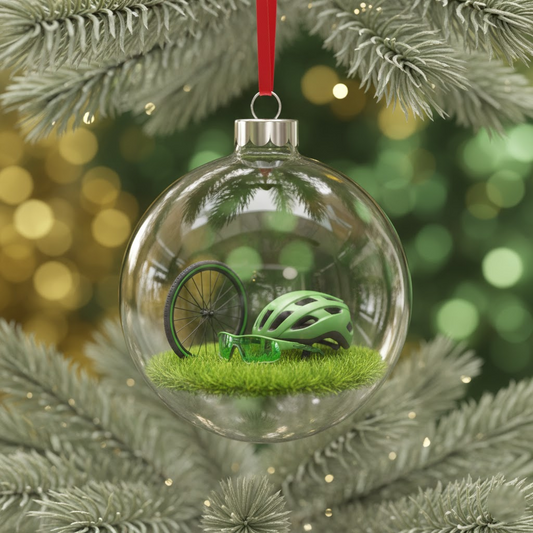 Cycling Holiday Ornament