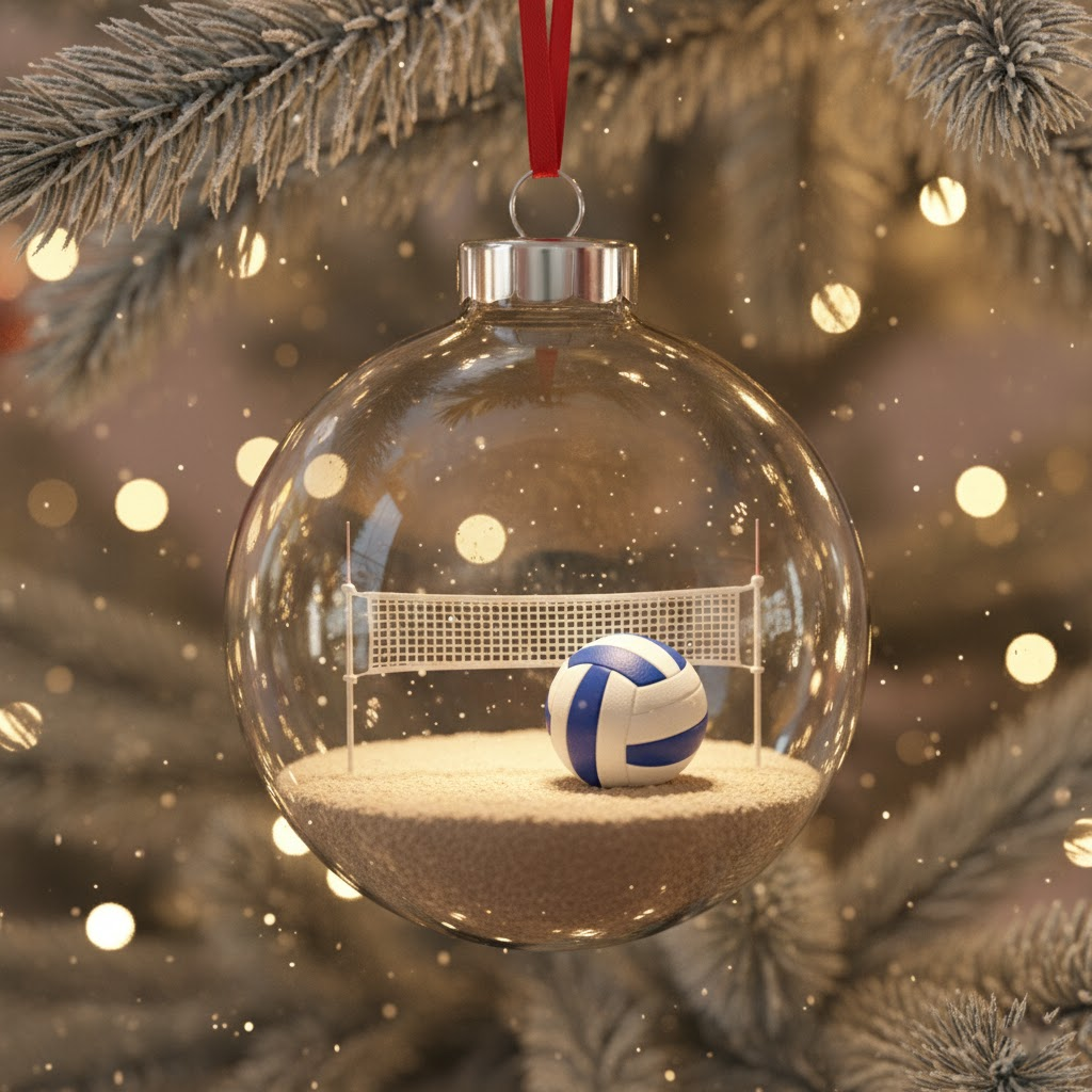 Volleyball Holiday Ornament