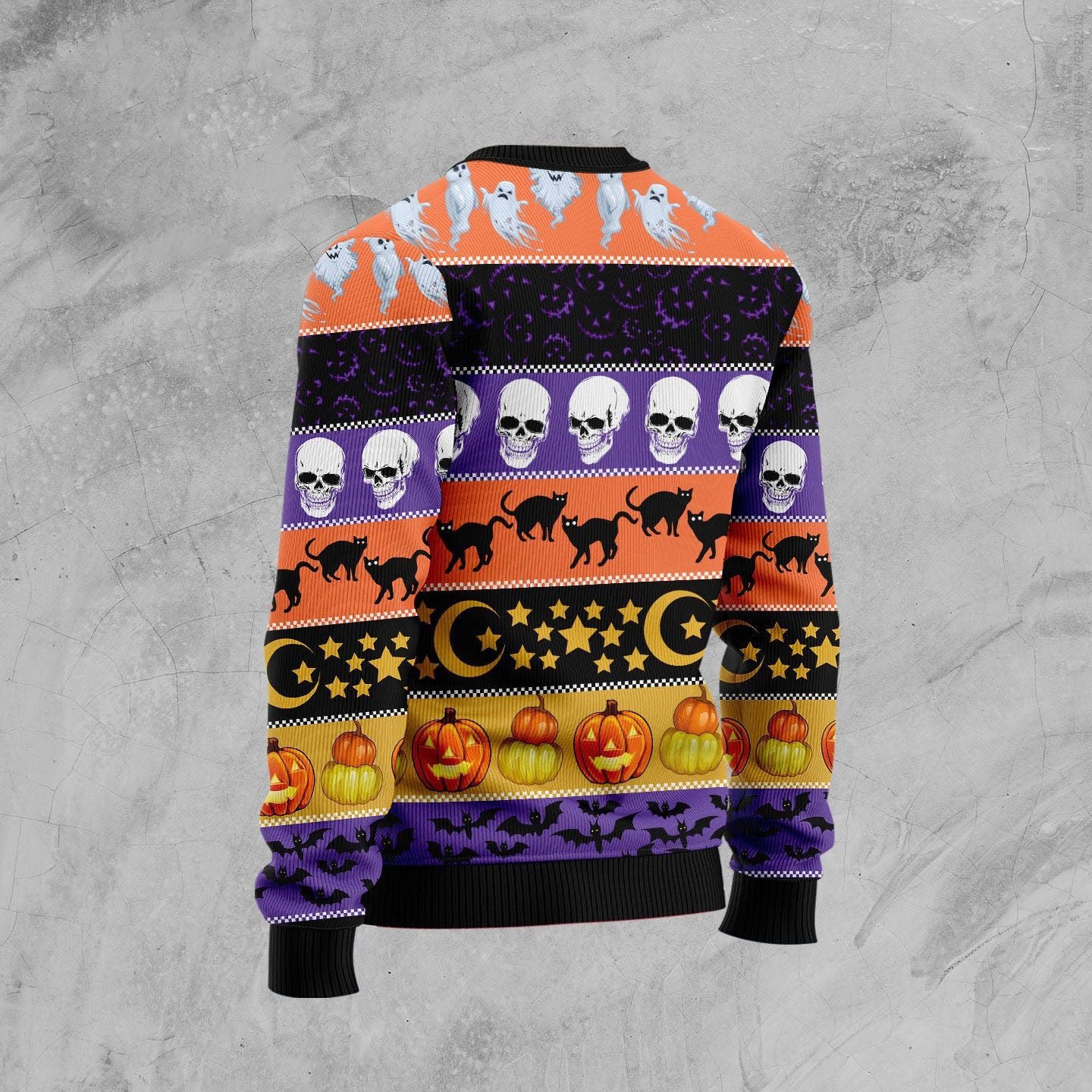 Skull Creepy Christmas Ugly Christmas Sweater