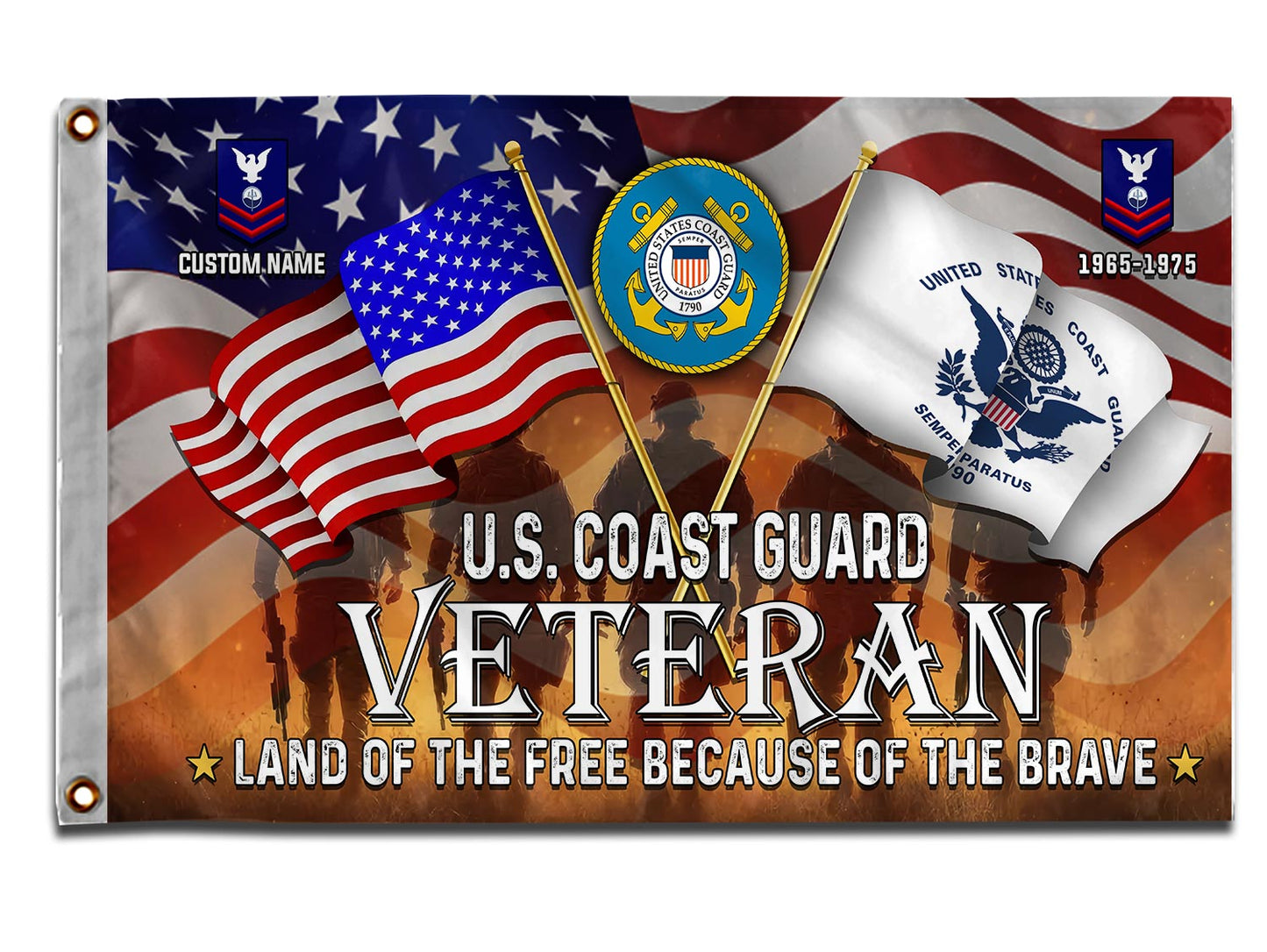 U.S. Coast Guard - Flying Flag