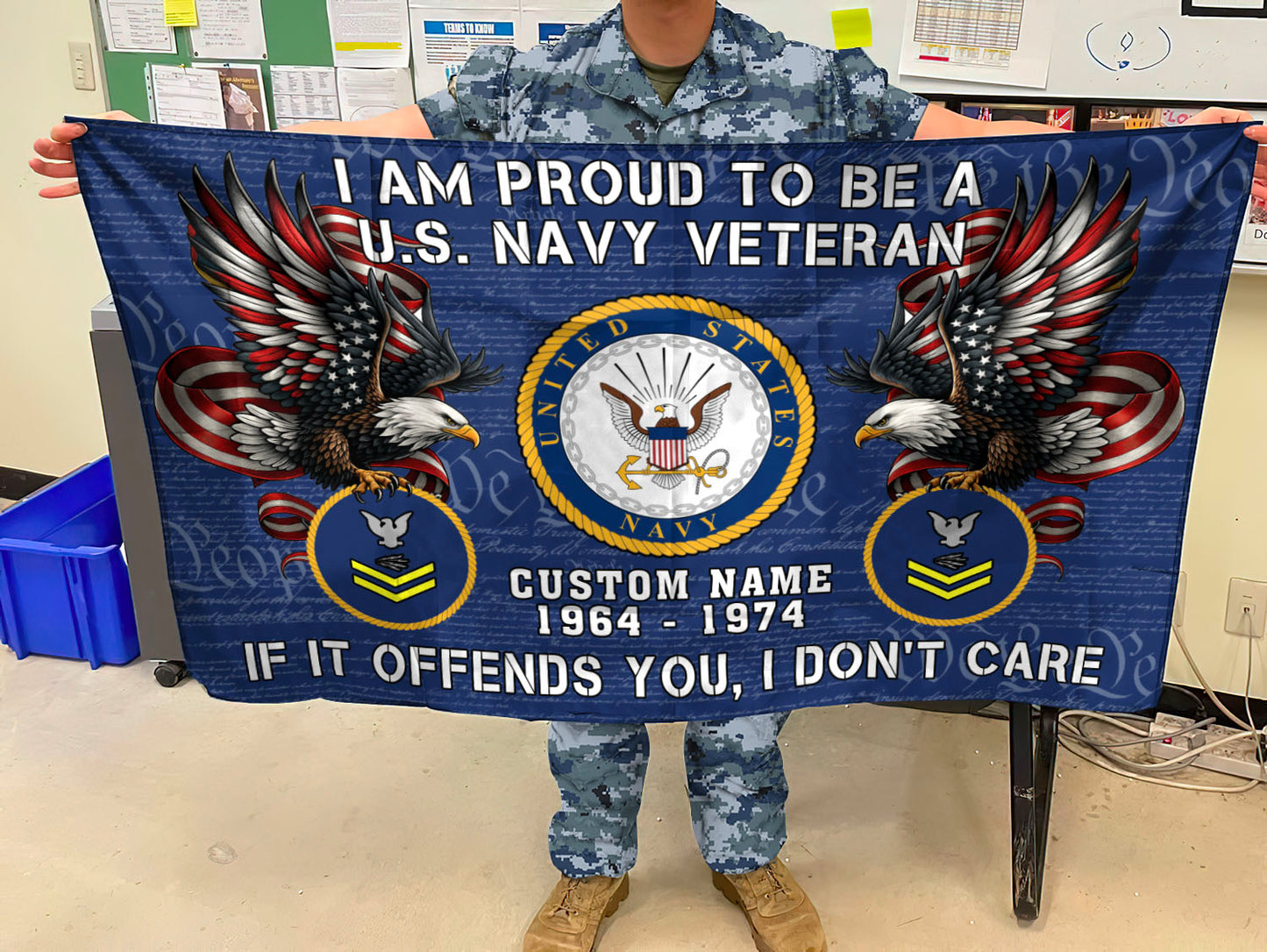 U.S. Navy - Flying Flag