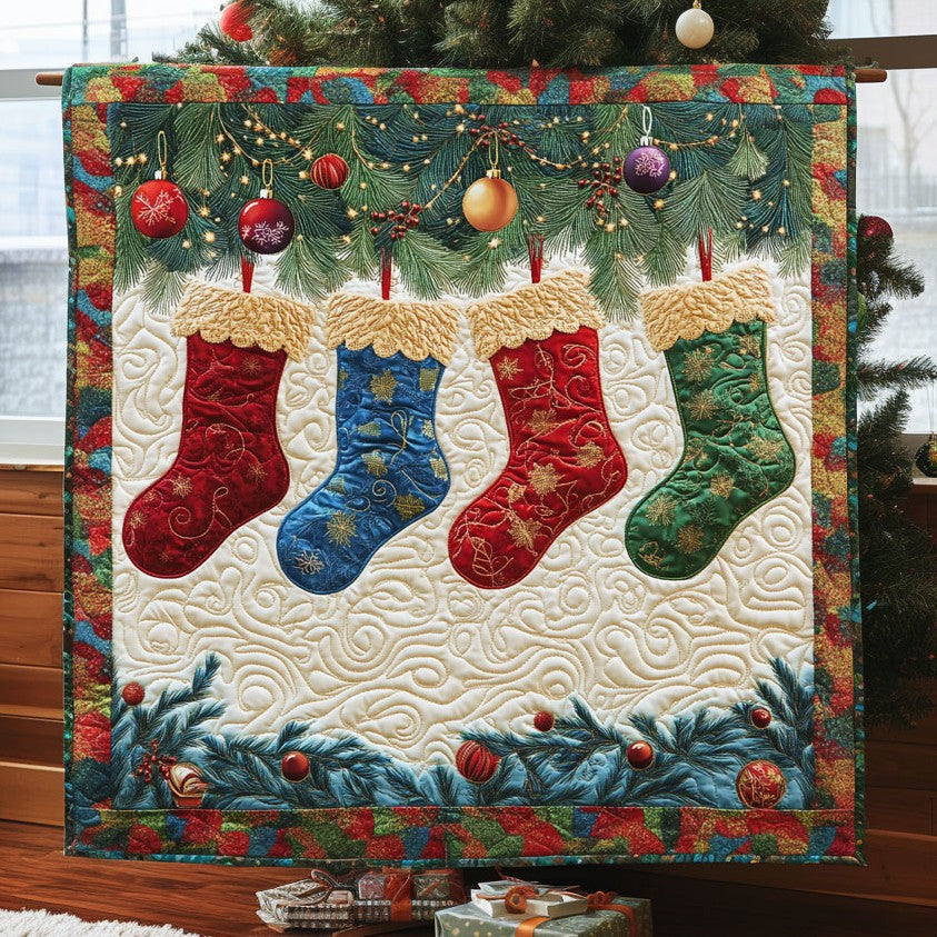 Festive Stocking Quilt