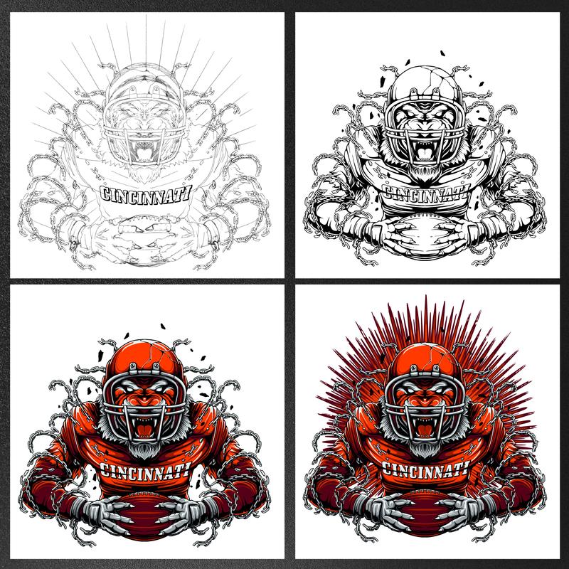 Cincinnati Football Men's T-Shirt