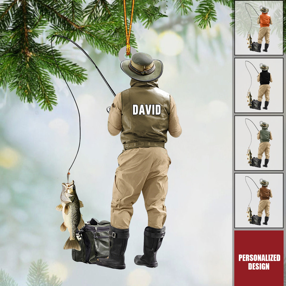 Personalized Xmas Fishing Keepsake Gift-Gift For Outdoor Sportsman