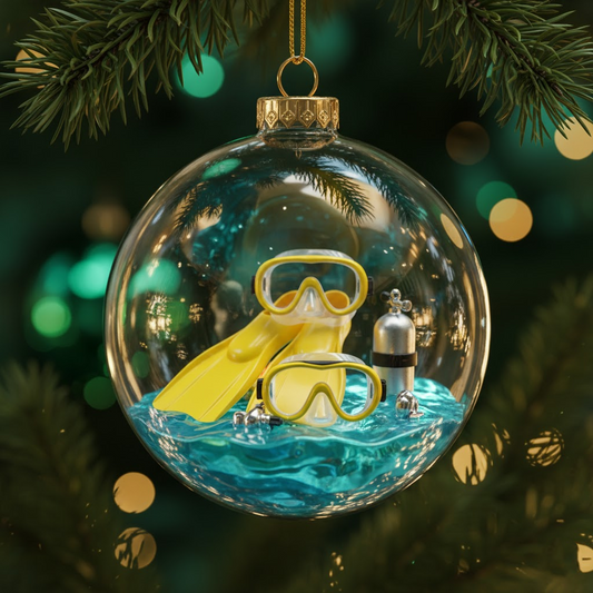 Diving Holiday Ornament