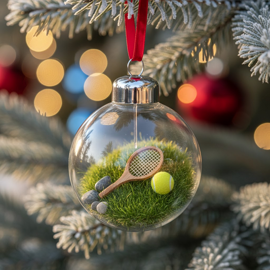 Tennis Holiday Ornament
