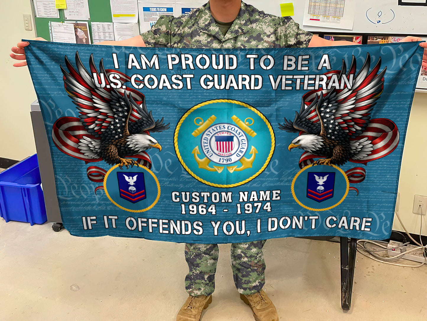 U.S. Coast Guard - Flying Flag