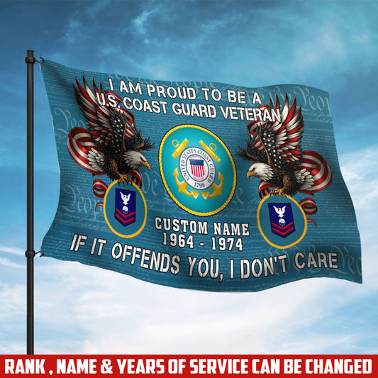 U.S. Coast Guard - Flying Flag
