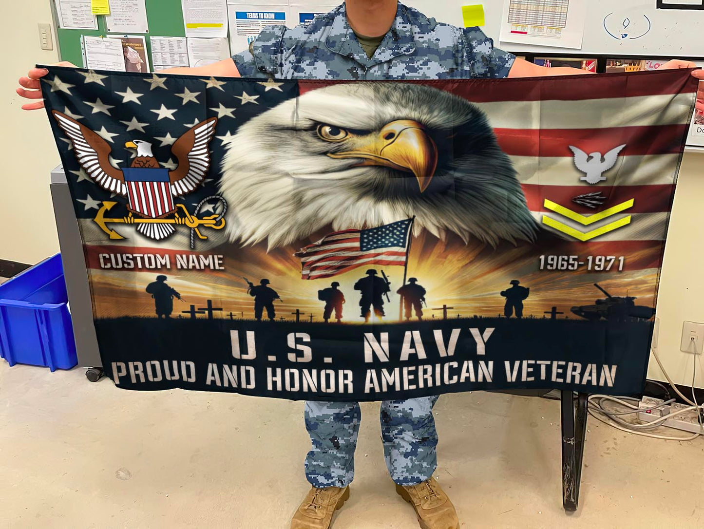 U.S. Navy - Flying Flag
