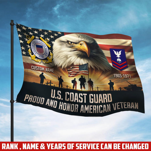 U.S. Coast Guard - Flying Flag