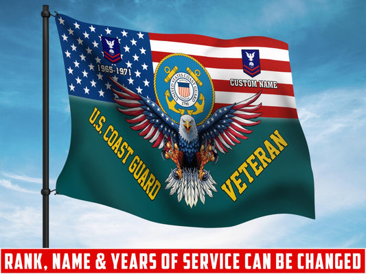 U.S. Coast Guard - Flying Flag
