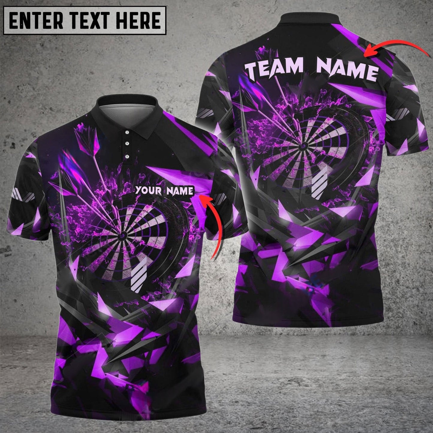 Thunder Rising Darts Personalized Name, Team Name Shirt