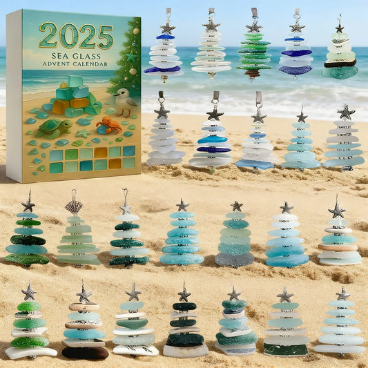 24-Day Sea Glass 3D Figurine Advent Calendar