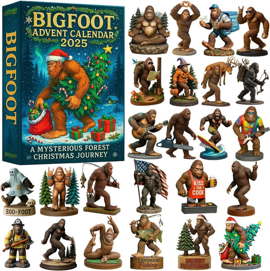 24-Day Big Foot 3D Figurine Advent Calendar