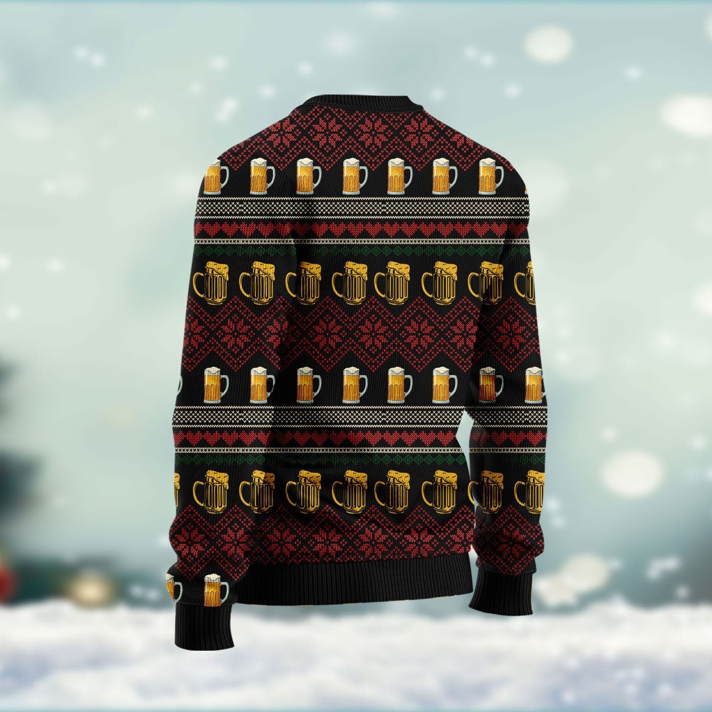 Ho Ho Hold My Beer Ugly Christmas Sweater