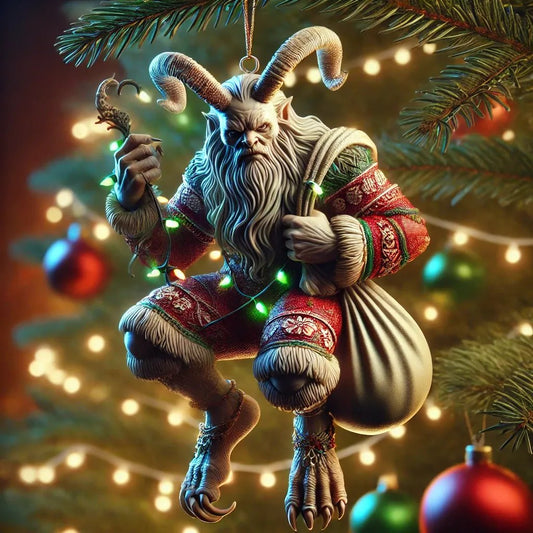 Holiday Krampus – the Christmas beast wrapped in lights