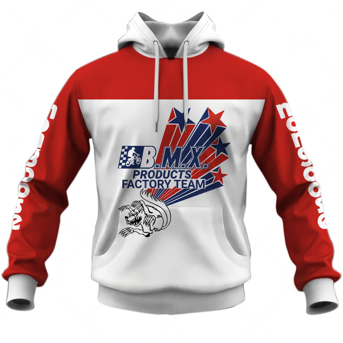 Personalized Mongoose Racing Team BMX Oldschool Vintage Retro 70s/80s Red White Jersey