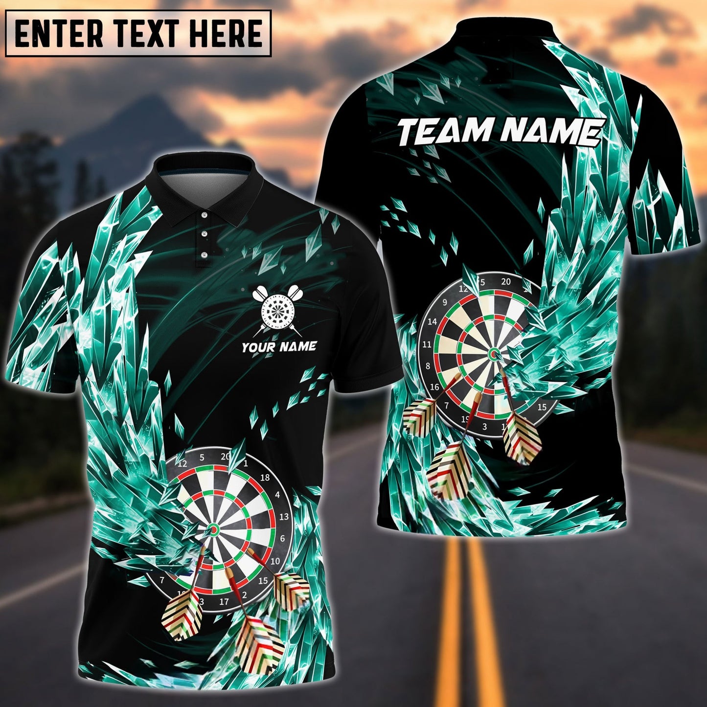 Darts Breath Of Ice Personalized Name, Team Name Shirt
