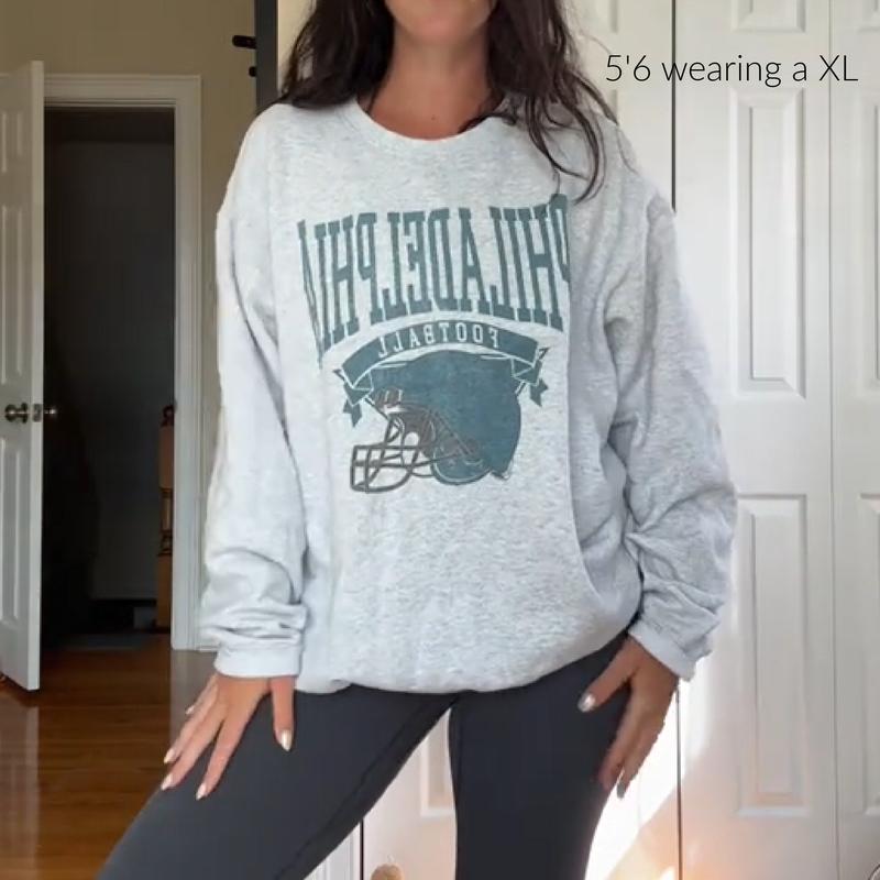 Vintage Hometown Football Sweatshirt – Retro Cozy All-Season Pullover