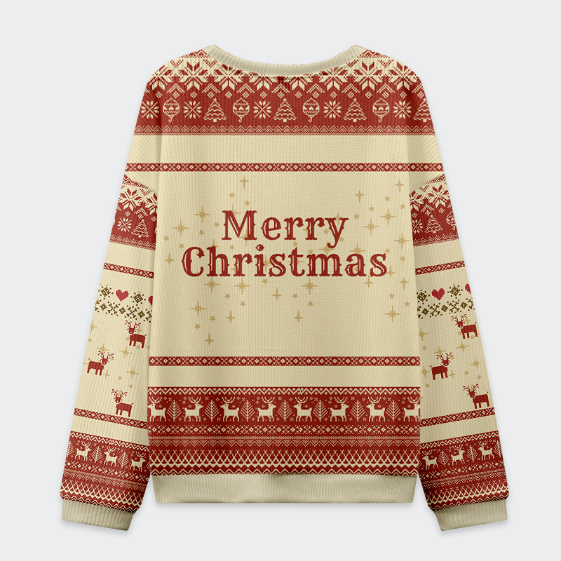 Wild Holiday Animal Party Christmas Ugly Sweatshirt