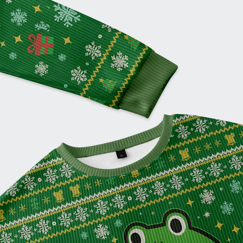 Funny Forg Japan Christmas Ugly Sweatshirt