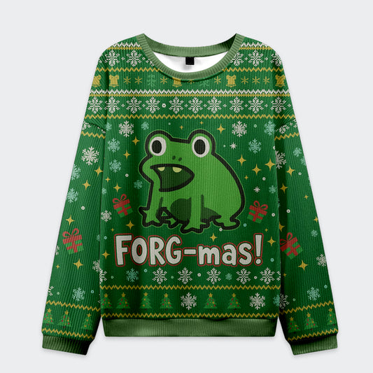 Funny Forg Japan Christmas Ugly Sweatshirt