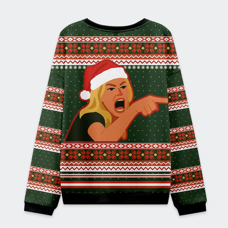 Stop Eating The Tinsel Cat Couple Christmas Ugly Sweatshirt