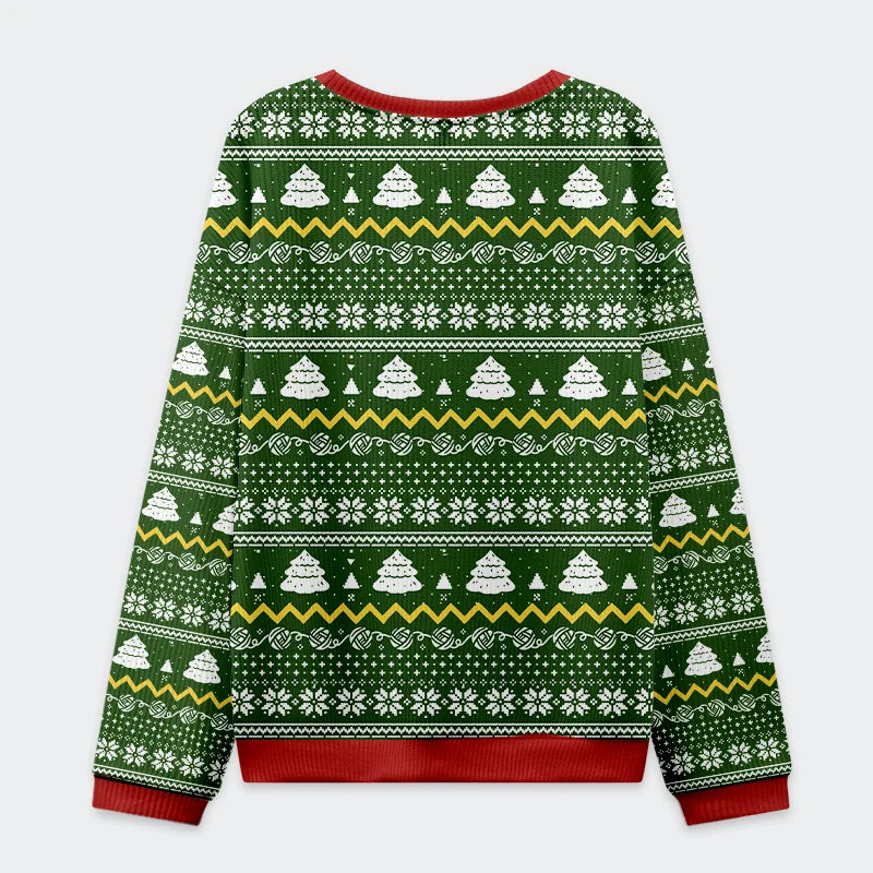 Funny Cat Mom And Dad Christmas Ugly Sweatshirt