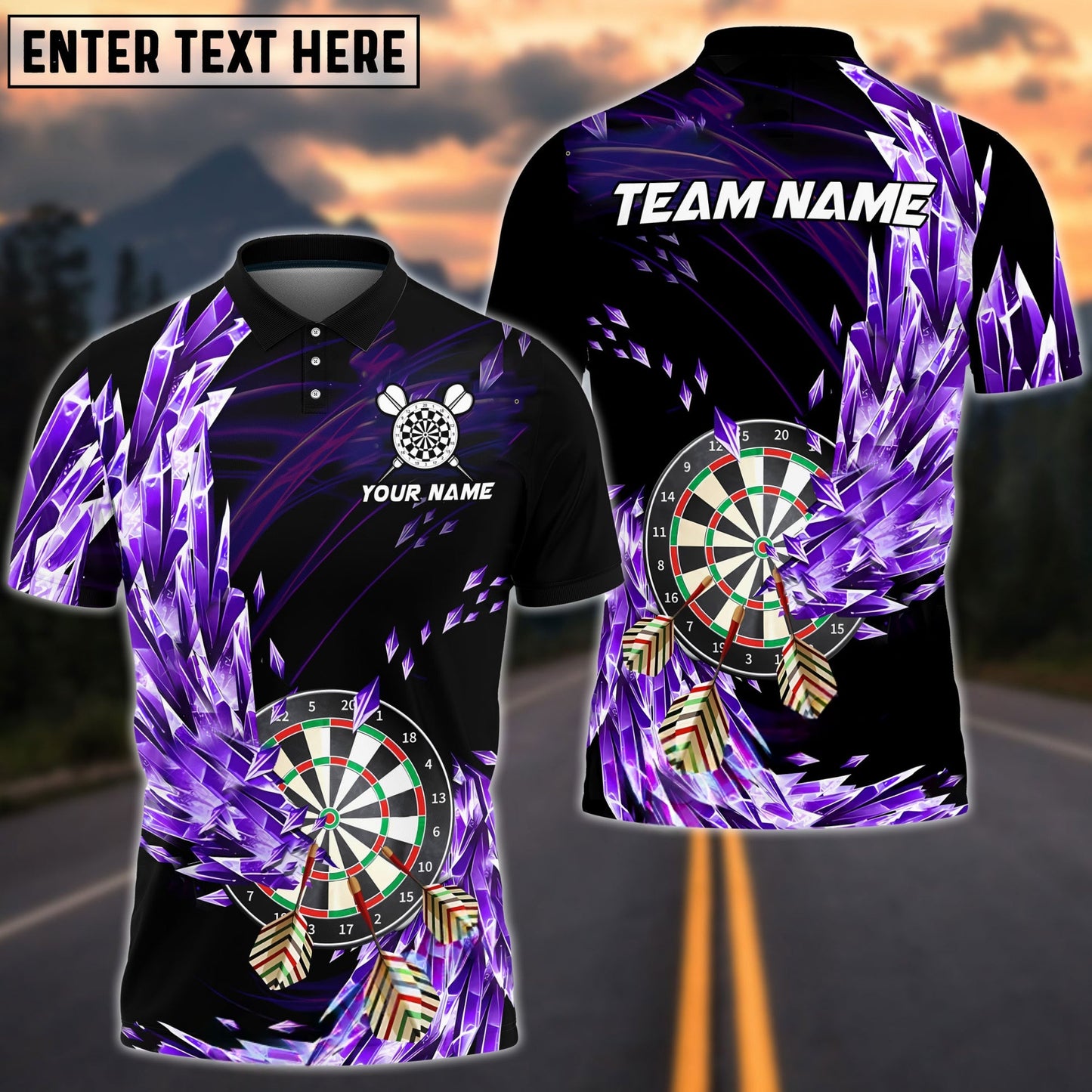 Darts Breath Of Ice Personalized Name, Team Name Shirt
