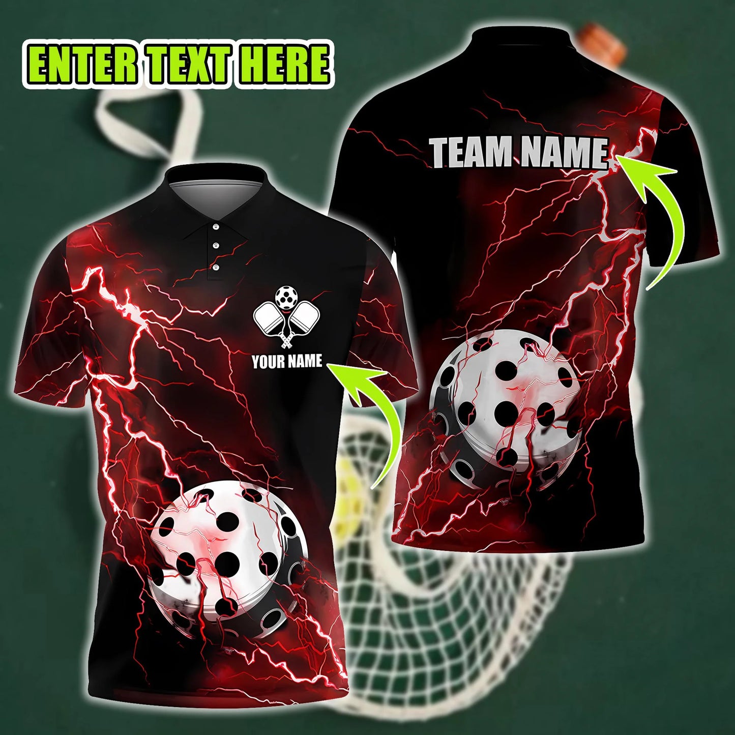 1pc 2025 Pickleball Polo Shirts For Unisex Custom Name Pickleball Shirts Sports Players League Team Short Sleeve Tee POLO Shirt