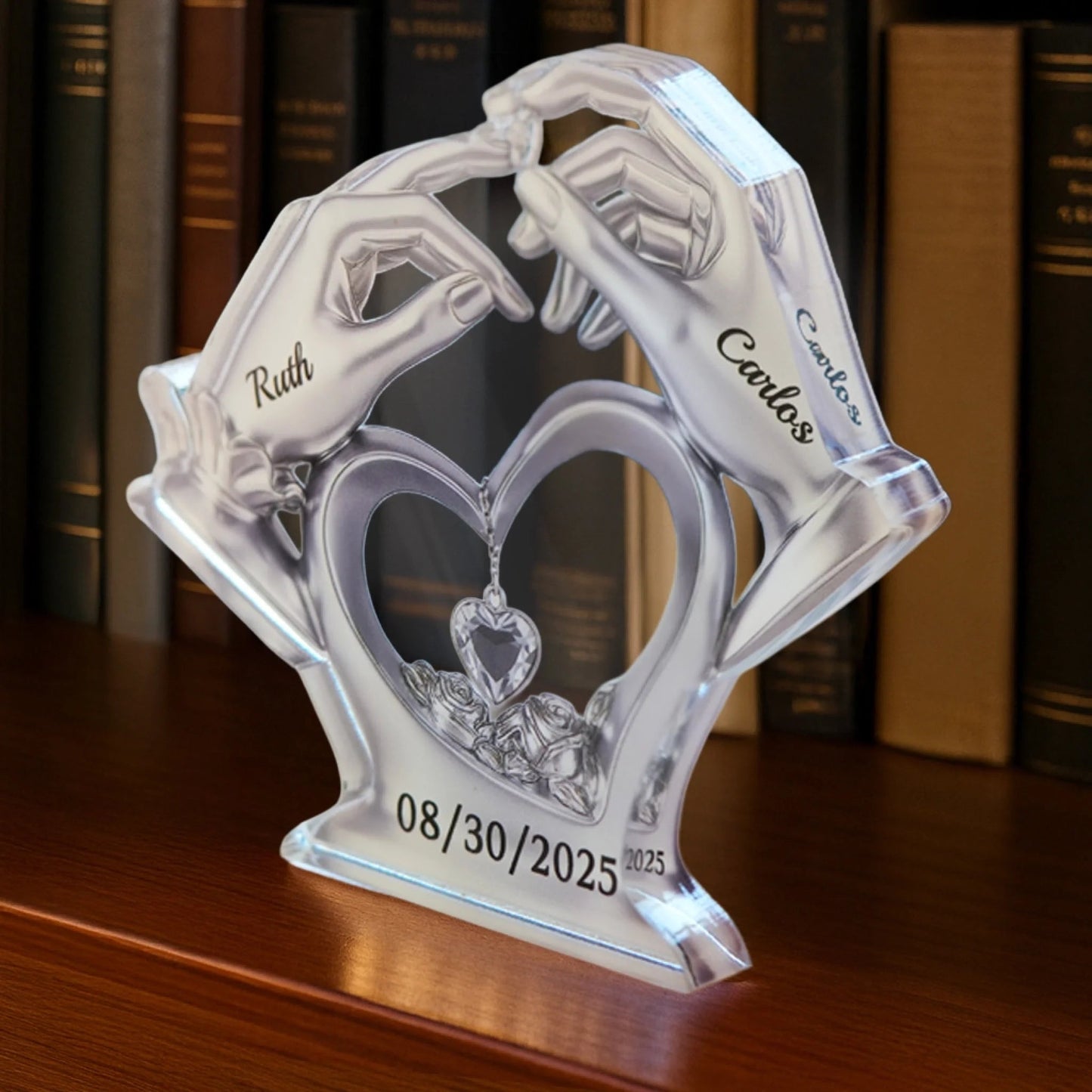 Custom Acrylic Plaque - Personalized Anniversary Wedding Gifts For Husband And Wife, Him And Her - Love’s Perfect Match