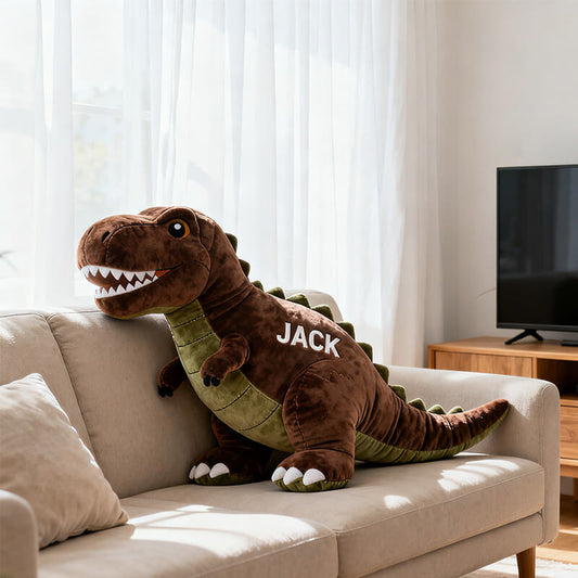Personalized Tyrannosaurus Rex Alien Pillow