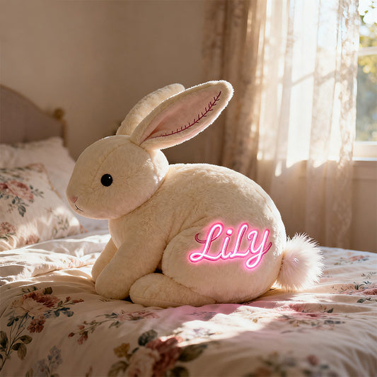 Personalized Rabbit Pillow