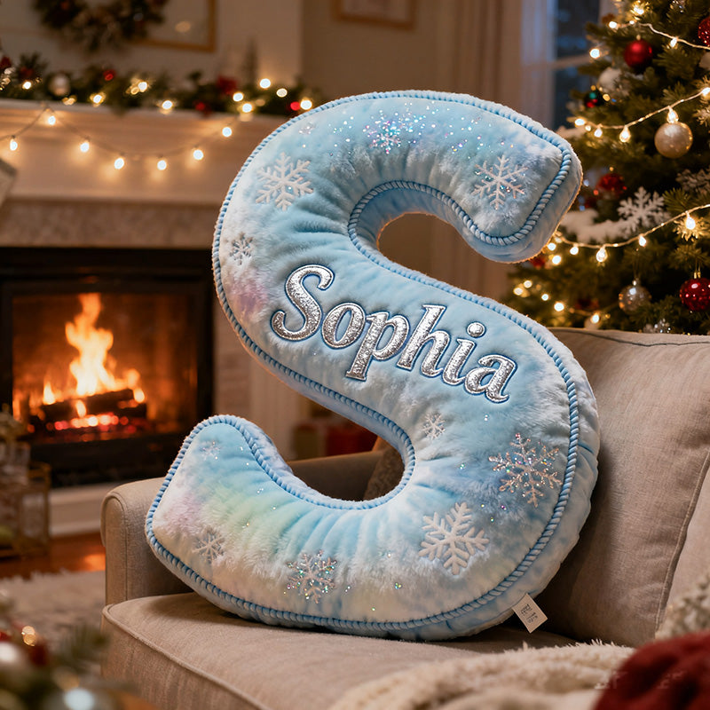 Personalized letter pillow