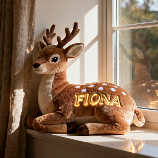 Personalized Deer Pillow
