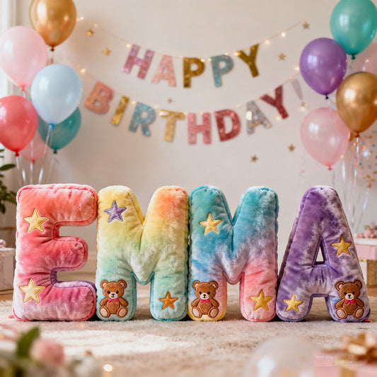 Personalized Children's name-shaped pillow