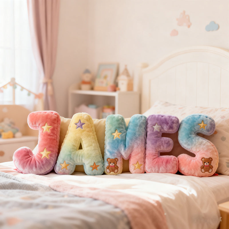 Personalized Children's name-shaped pillow