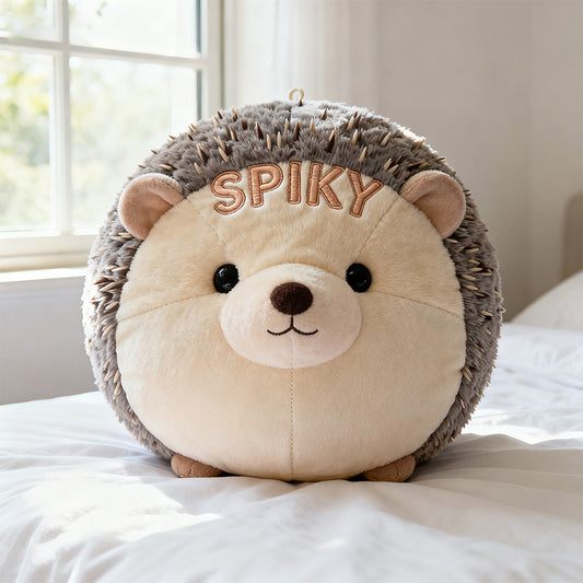 Personalized hedgehog big head shaped pillow