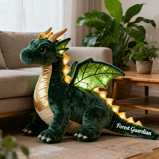 Personalized Forest Dragon Pillow