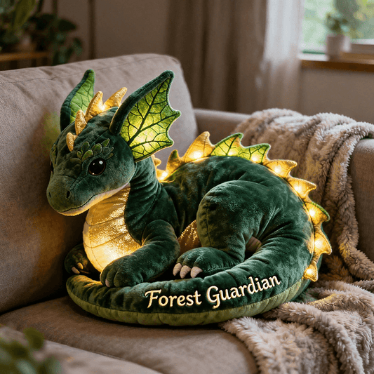 Personalized Forest Dragon Pillow