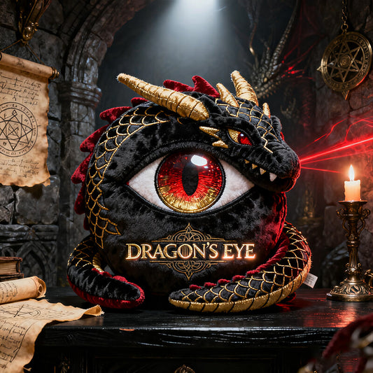 Personalized dragon eye themed pillow