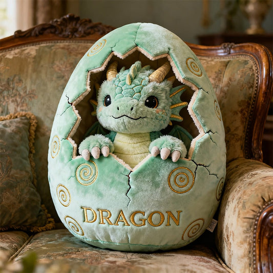 Personalized dragon egg themed companion pillow