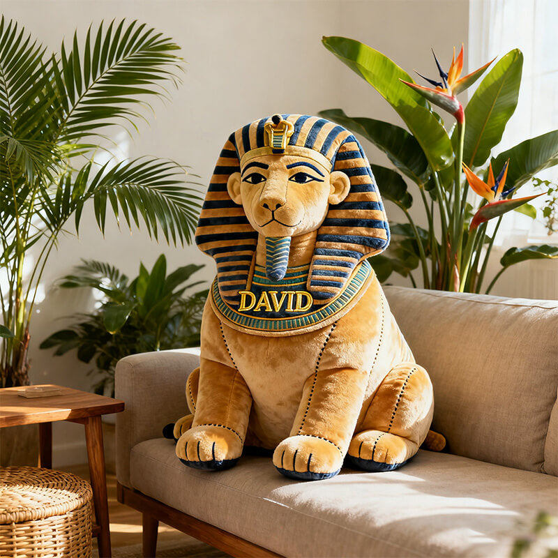 Personalized Sphinx Shaped Pillow