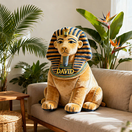 Personalized Sphinx Shaped Pillow