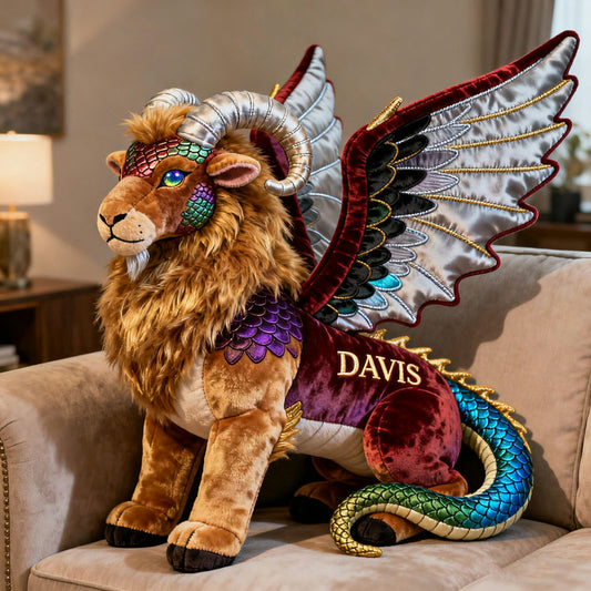 Personalized Ancient Greek Chimera Pillow