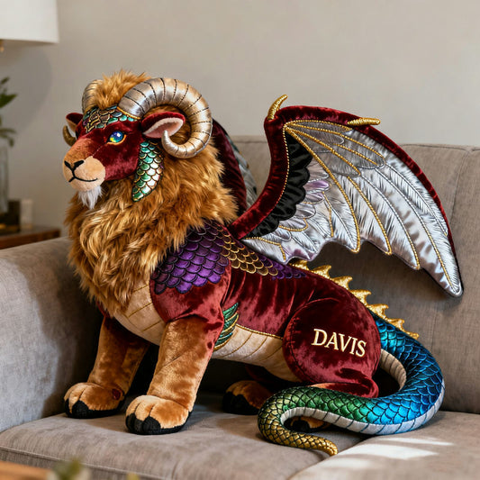 Personalized Ancient Greek Chimera Pillow