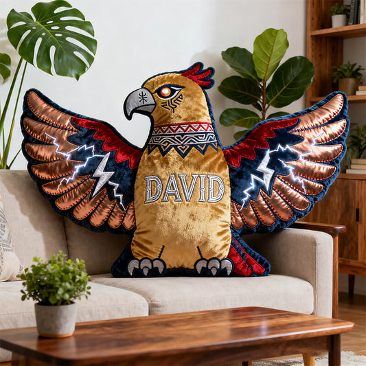 Personalized Thunderbird Shaped Pillow