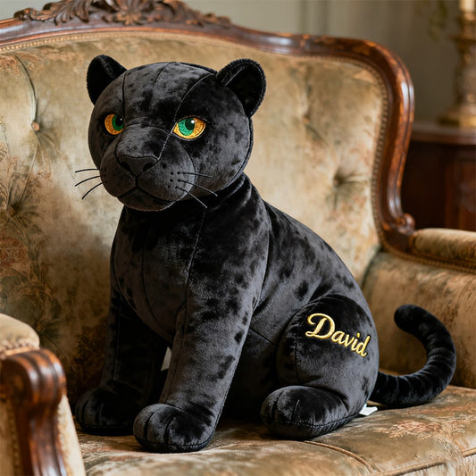 Personalized Black Panther themed companion pillow